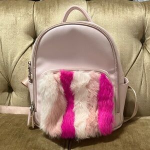 Pink and White Kids Backpack